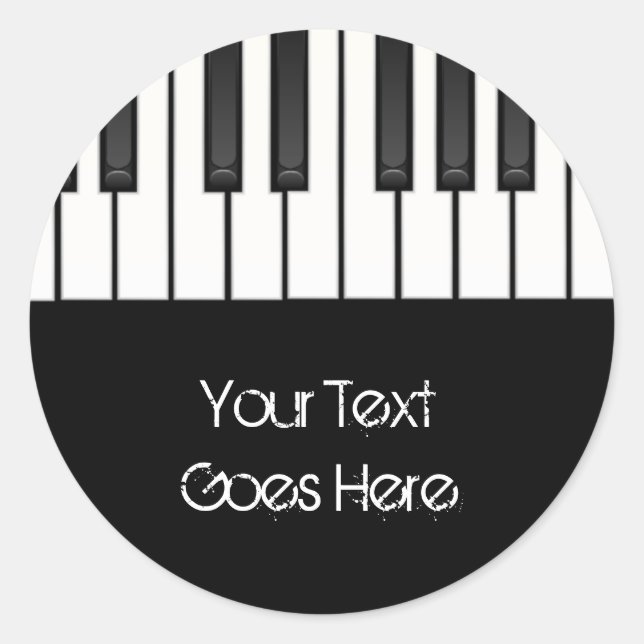 Piano Keys Stickers (Front)