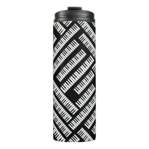 Piano Keys  Thermal Tumbler