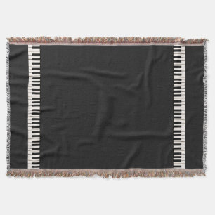 Piano Keys Throw Blanket
