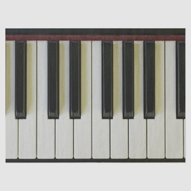 Piano Keys Tissue Paper (Front)