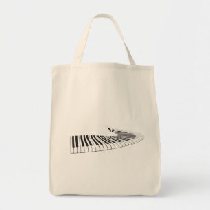 Piano Keys Tote Bag