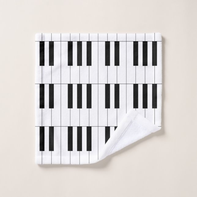 Piano Keys Wash Cloth (Wash Cloth)