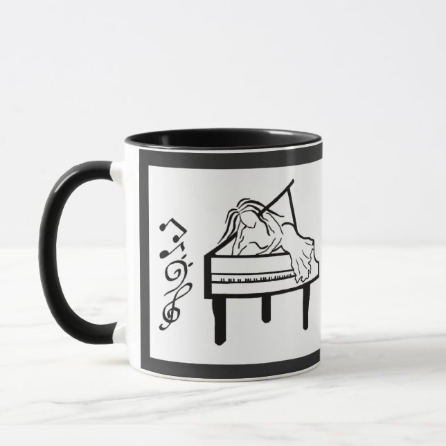 Piano Lady Mug (Left)