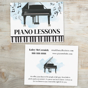 Piano Leçons Musique Circulaire Carte postale