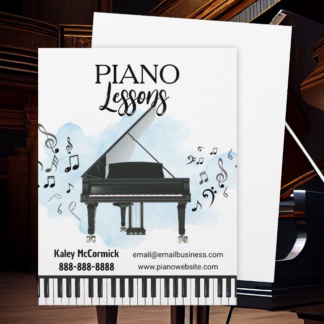Piano Lessons Music Flyer (Creator Uploaded)