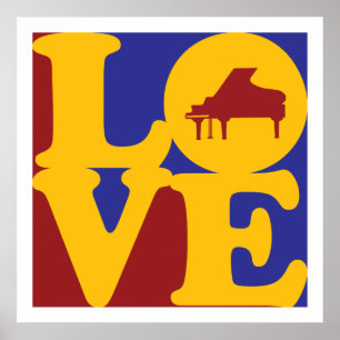 Piano Love Poster