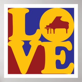 Piano Love Poster