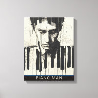 PIANO MAN CANVAS PRINT