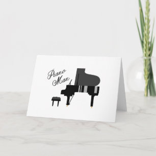 Piano Man Card