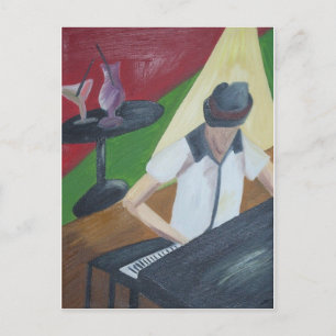 Piano Man Postcard