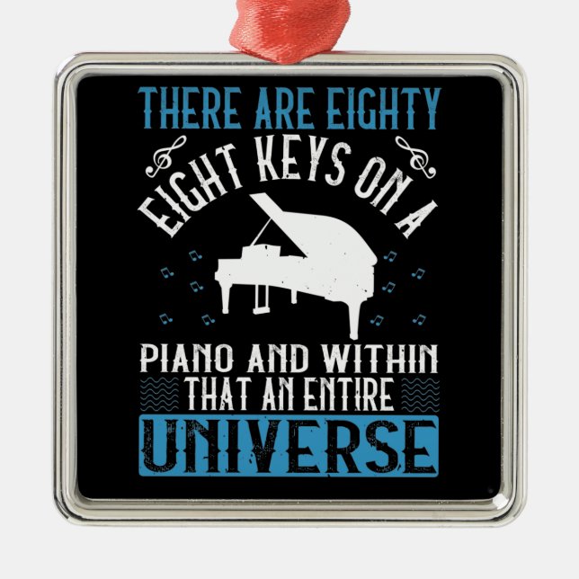 Piano - metal ornament (Front)