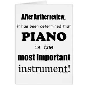 Piano  Most Important Instrument