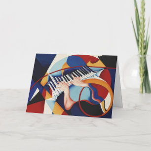 Piano Music Card