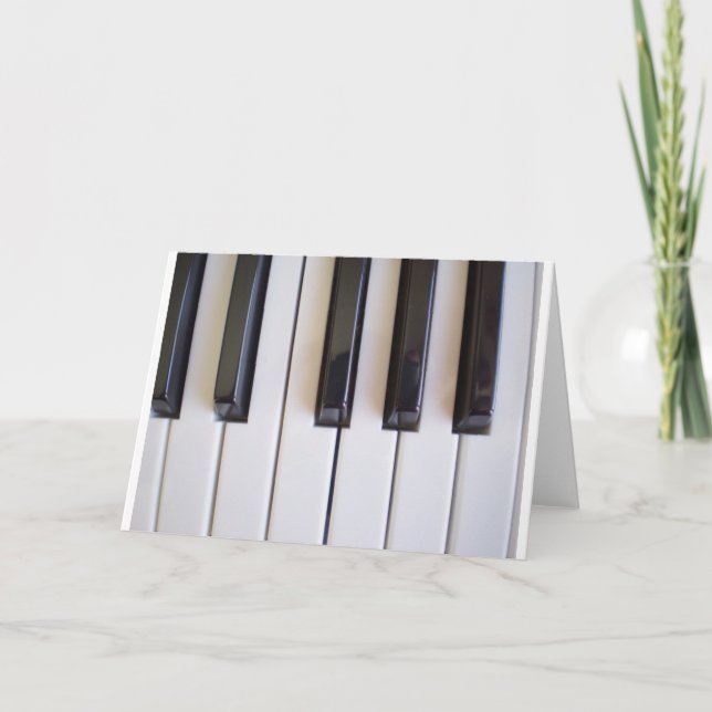 Piano Music Card (Front)