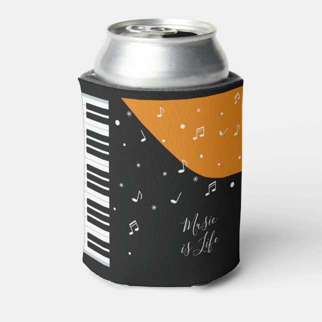 Piano Music custom name can cooler (Can Back)