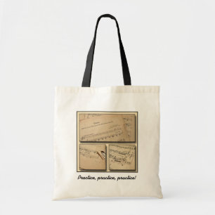 Piano Music Custom Tote Bag