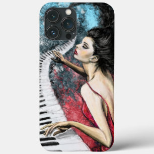 Piano Music Femme coque iphone
