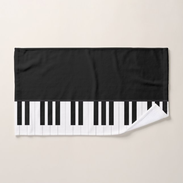 PIANO MUSIC HAND TOWEL (Hand Towel)