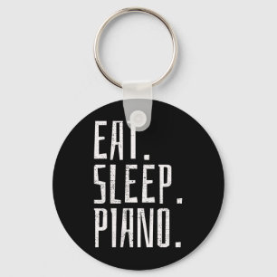Piano Music Instrument Pianist Vintage Gift  Keychain