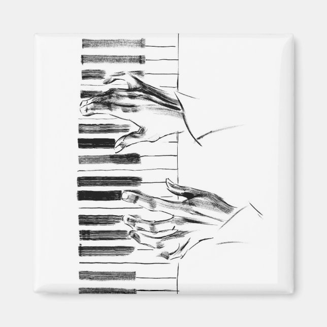 Piano music magnet (Front)