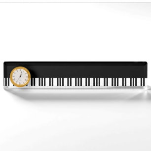 PIANO MUSIC NAMEPLATE