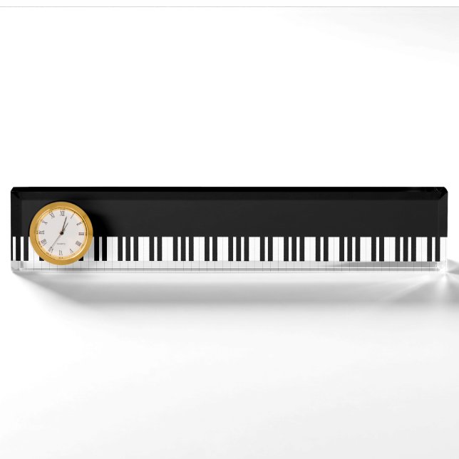 PIANO MUSIC NAMEPLATE (Front)