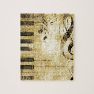 Piano Music Notes Jigsaw Puzzle