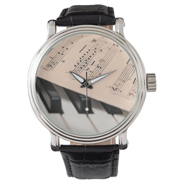 Piano Music Sheet Watch (Front)