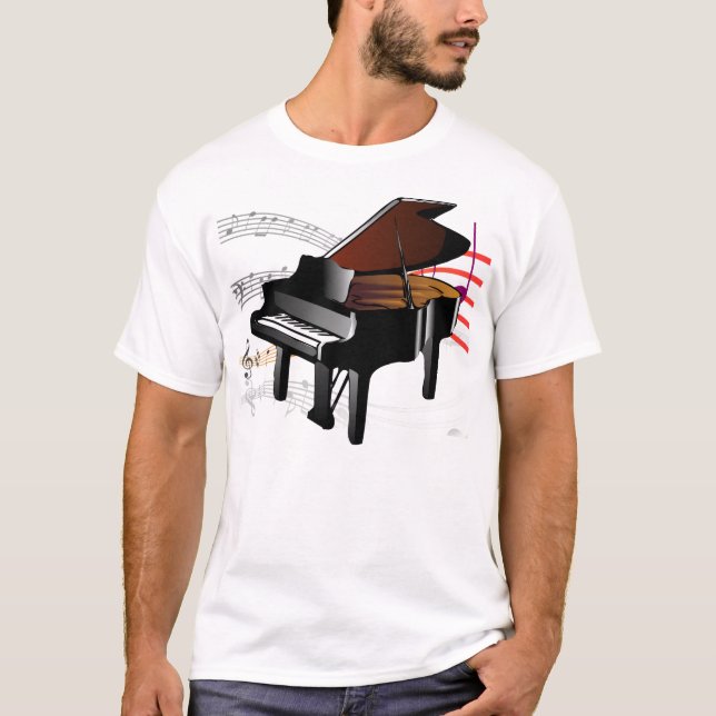 Piano Music T-Shirt (Front)