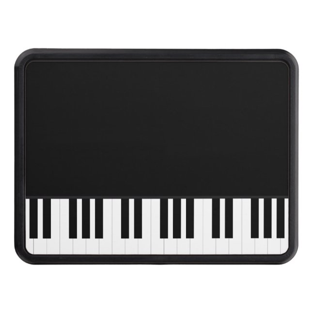PIANO MUSIC TRAILER HITCH COVER (Front)