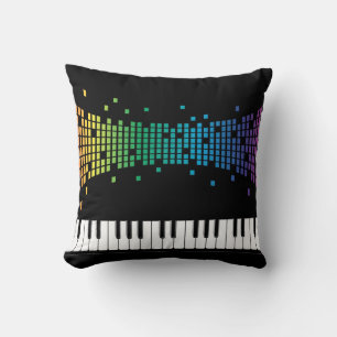 Piano Musical Instrument Music lovers Throw Pillow