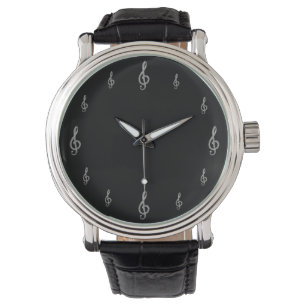 Piano musical symbol watch