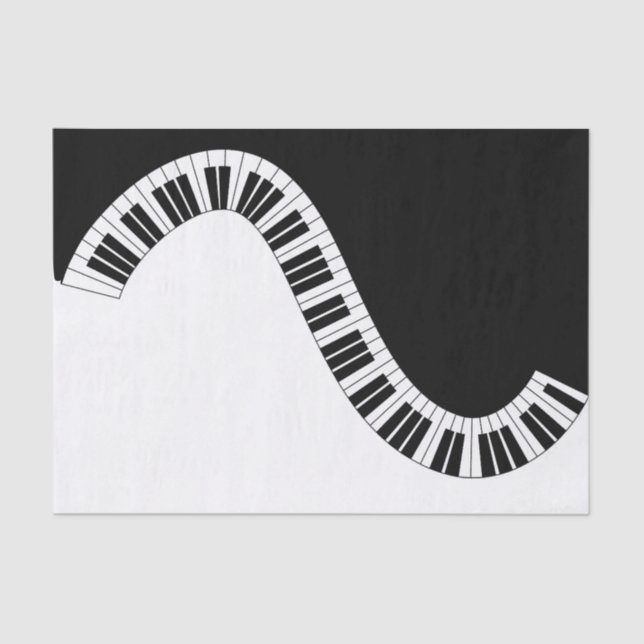 Piano Musical Tissue Paper (Front)
