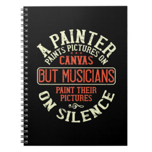 Piano - Musicians Paint Pictures Notebook
