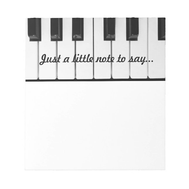 Piano Notepad (Front)
