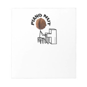 Piano Nut Notepad
