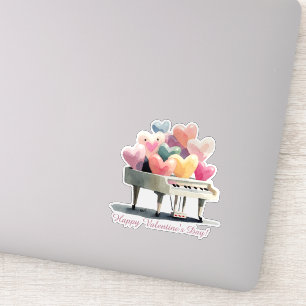 Piano of Love Hearts