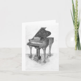 Piano on Stage Card