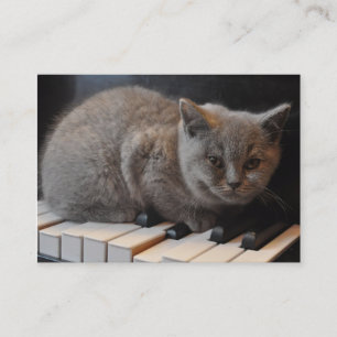 Piano ou carte de visite de leçon de musique