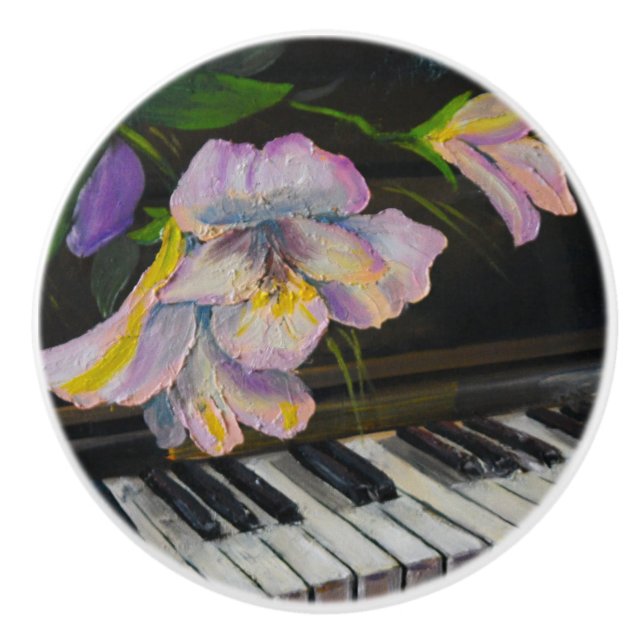 Piano Painting Ceramic Knobs (Front)
