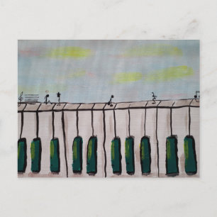 Piano People Postcard