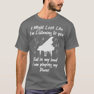 Piano Pianist Instrument Teacher Gift  T-Shirt