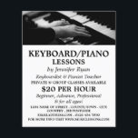 Piano Player, Keyboard, Piano Lessons Flyer<br><div class="desc">Piano Player,  Keyboard,  Piano Lessons Advertising Flyers By The Business Card Store.</div>
