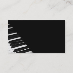 Piano Player/ Piano Tuner Business Card