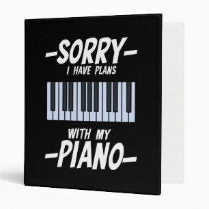 Piano Player Plans with Piano Binder