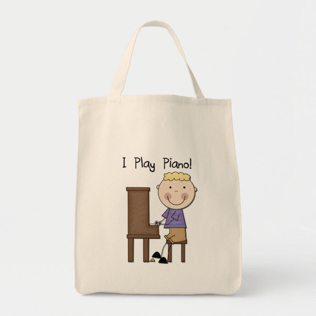Piano Player Tshirts and Gifts Tote Bag (Front)
