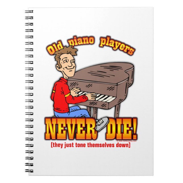 Piano Players Notebook (Front)