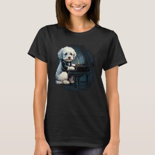 Piano playing Havanese T-Shirt