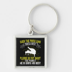 Piano - Please Do Not Shoot The Pianist Keychain