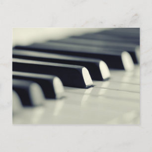 Piano Postcard